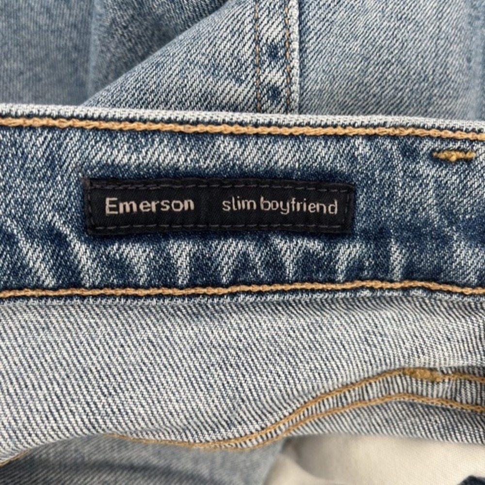 Citizens Of Humanity Patchwork Jeans Women's 28 Emerson Slim Boyfriend - Picture 6 of 12